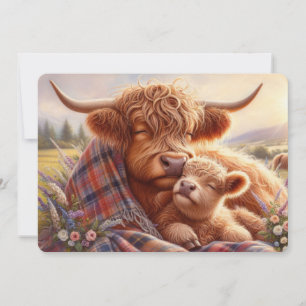 Highland Cow Mother’s Day Card