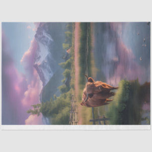 Highland Cow Mountain Farm Tissue Paper