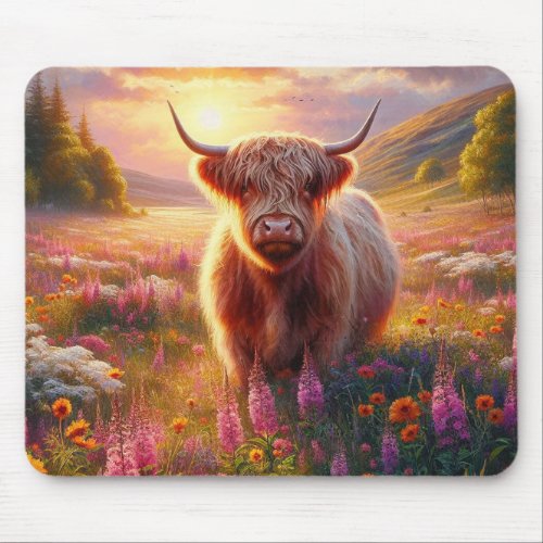 Highland Cow Mouse Pad