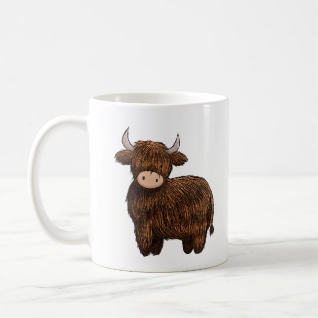 Highland Cow Mug (Left)