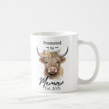 Highland Cow Mug – Strength & Beauty, Promoted to