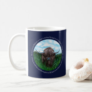 Highland Cow, My Heart's In The Highlands Coffee Mug
