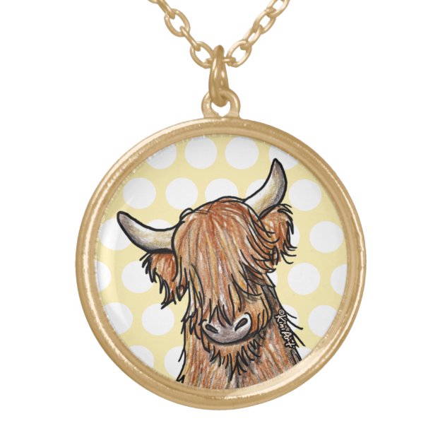 Hamish - Solid silver Highland Cow necklace – Gina Pattison Jewellery