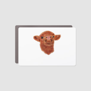 Highland Cow Oversized T-Shirt Car Magnet