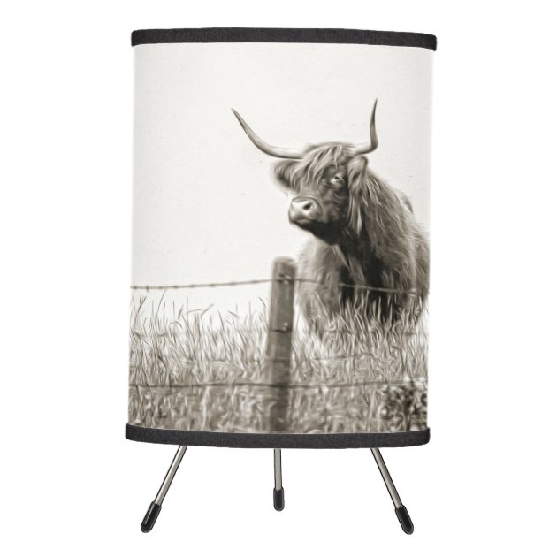 next highland cow lamp