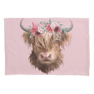 Highland Cow Pillow Case