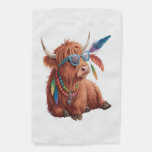Highland Cow Png, Cool Cow Png, Sunglass Garden Flag