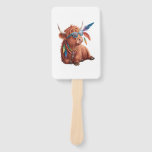 Highland Cow Png, Cool Cow Png, Sunglass Hand Fan