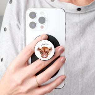 Highland Cow PopSocket
