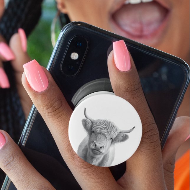 Highland Cow PopSocket (Creator Uploaded)