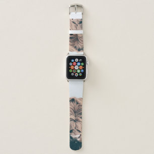 Highland cow portrait apple watch band