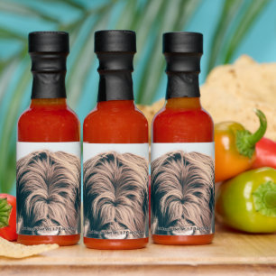 Highland cow portrait hot sauces