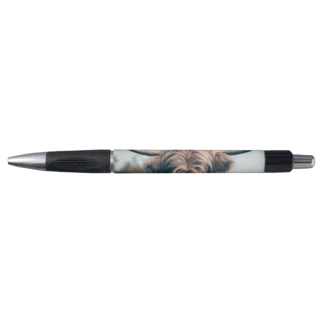 Highland cow portrait pen (Front)