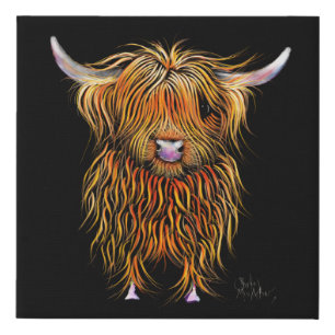 HiGHLaND CoW PRiNT SCoTTiSH ' HuMPHReY ' BY SHiRLe