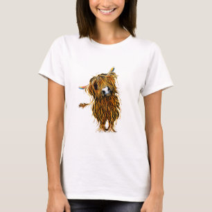HiGHLaND CoW PRiNT T-SHiRT ' CoooWeee '