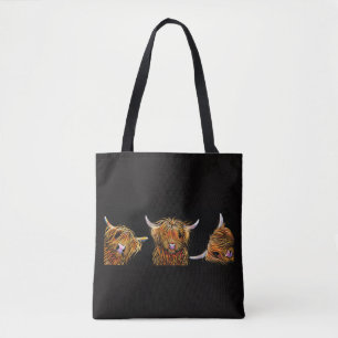 HiGHLaND CoW PRiNT "THe SCoTTieS ' ToTe BaG
