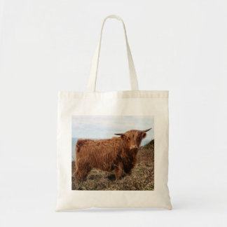 Highland Cow Print Tote Bag