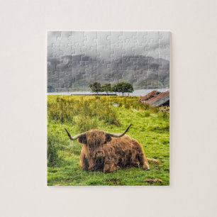 Highland Cow Puzzle
