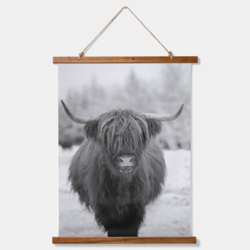  Highland Cow Rustic Farmhouse art  Hanging Tapestry