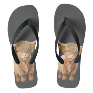 highland cow sandals