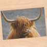 Highland Cow Scotland Rustic Black White   Tissue Paper