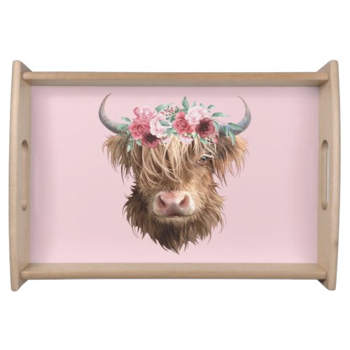 Highland Cow Serving Tray