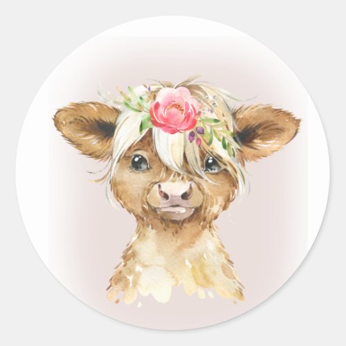 Highland Cow Stickers