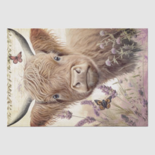 Highland Cow Summer Tissue Paper
