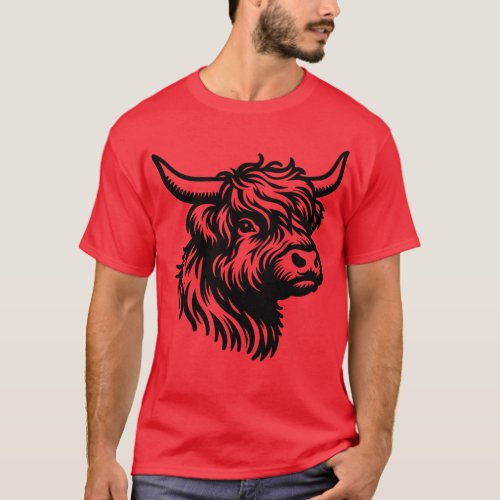 Highland Cow T_Shirt