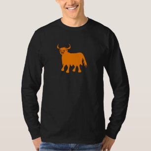 Highland Cow t shirt design