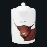 Highland cow teapot<br><div class="desc">Beautiful Highland Cow</div>