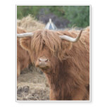 Highland Cow Temporary Tattoos