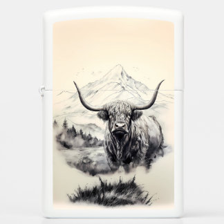Highland Cow: The Zippo® Lighter Experience