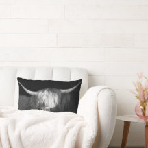 Highland Cow Throw Pillow