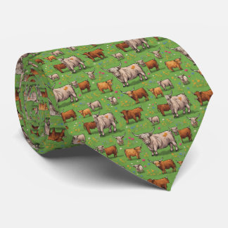 Highland Cow tie