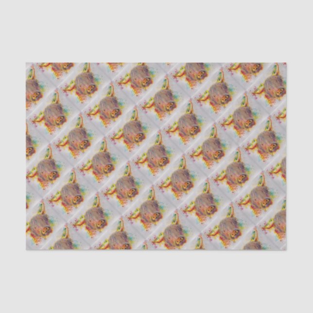 Highland Cow Tissue Paper (Front)