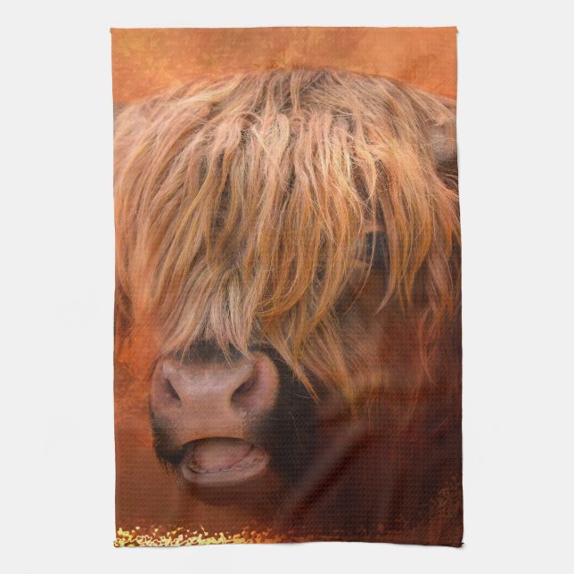 Highland Cow Towel (Vertical)
