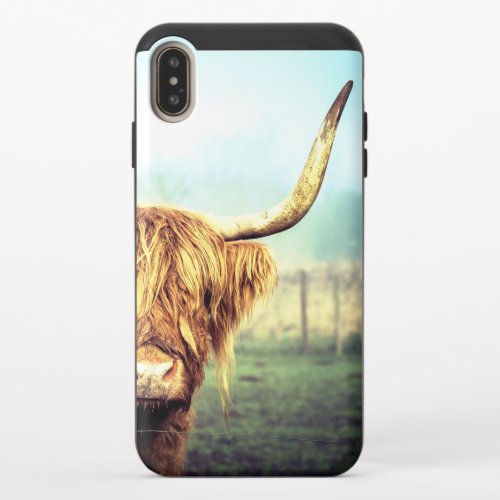 Highland Cow iPhone XS Max Slider Case