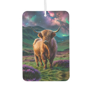 Highland Cow Under The Stars Air Freshener