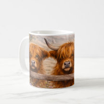 Highland Cow - Watercolour Animals