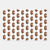 Adorable Highland Cow Wrapping Paper