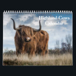 Highland Cows 2026 Calendar<br><div class="desc">This wall calendar feature is Highland Cows photography.Makes a great gift for dogs lovers.</div>