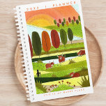 Highland Cows Happy Place Planner<br><div class="desc">Our non-dated Monthly Planner showcases a charming illustration of a field of highland cows in autumn colors, making it a delightful and functional organizational tool. With its versatile non-dated format, you can start using this planner at any time throughout the year. Each month offers ample space to jot down appointments,...</div>