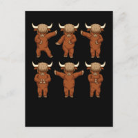 Highland Cows Lover Women Dancing Scottish Highlan