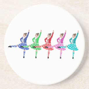 Highland Dance Line Drink Coaster