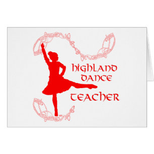 Highland Dance Teacher - Red Cards