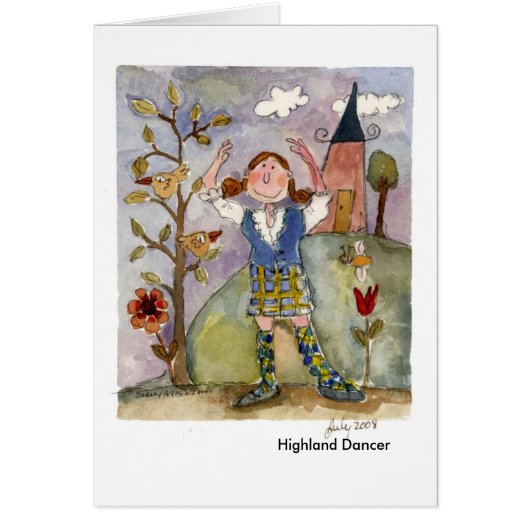 Highland Dancer Cards (Front)