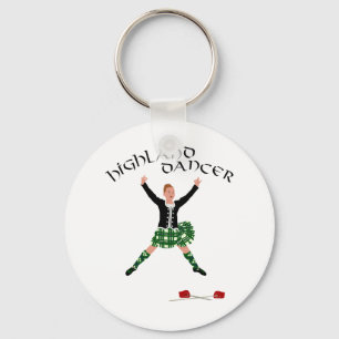Highland Dancer Ghillie Callum Sword Dance Keychain