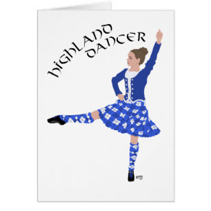 Highland Dancer in Blue Cards