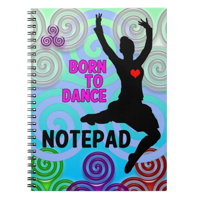 Highland Dancer Notepad Notebook (Front)